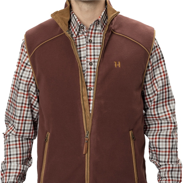 2026 Harkila Herren Sandhem 200 Weste 1201153 - Burgundy